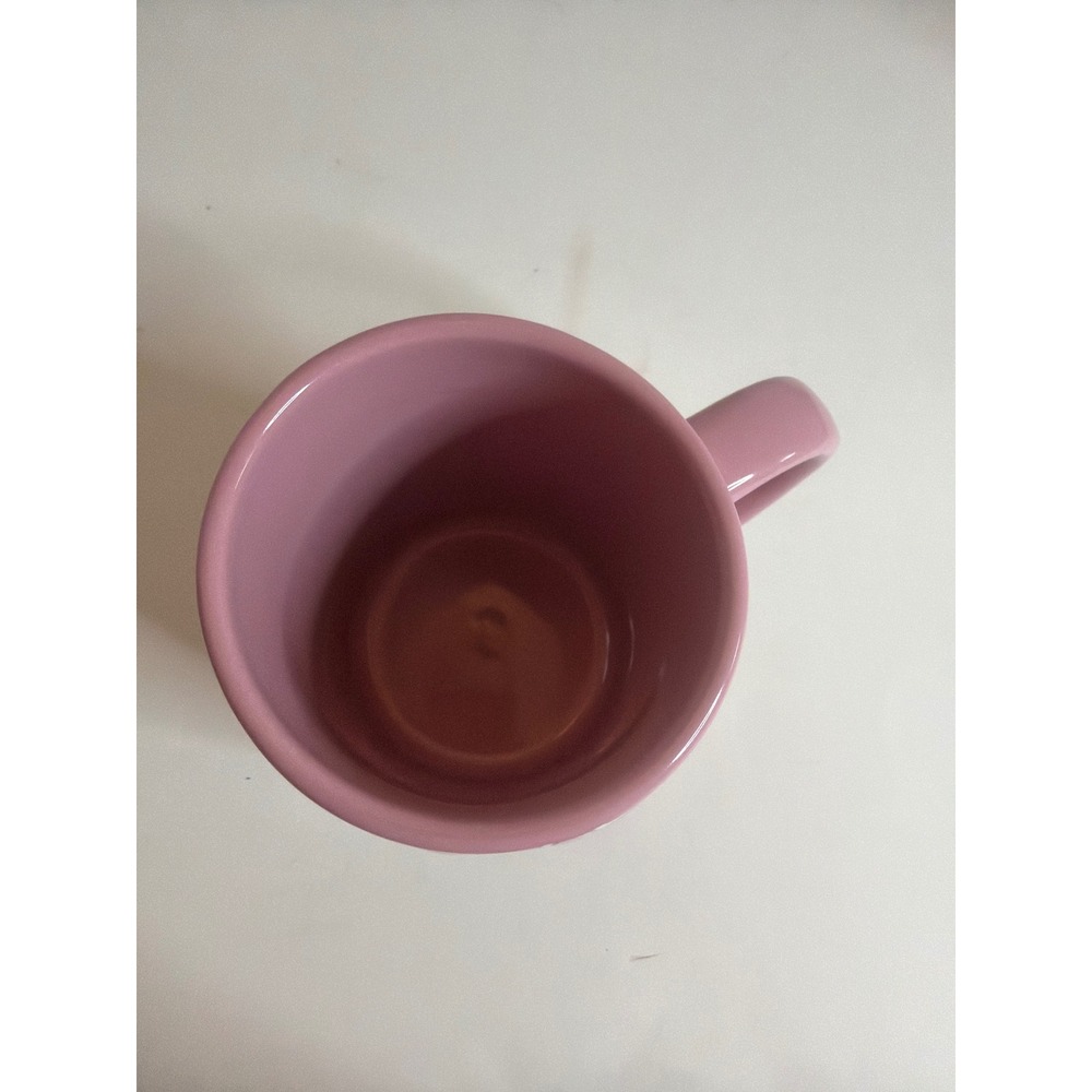 Disney Minnie Mouse Pink Coffee Mug Jerry Leigh Oh My Love Polka Dot Ceramic Cup - Picture 6 of 10
